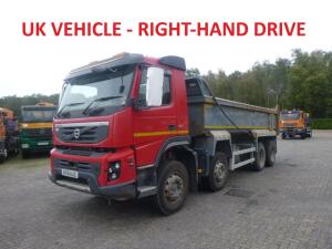 Volvo FM 410 8x4 RHD steel tipper 16.6 m3