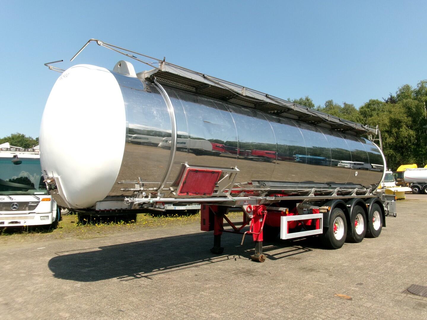 Indox Chemical tank inox 35.2 m3 / 1 comp + pump | Tankoplegger | Tankoplegger Chemicaliën