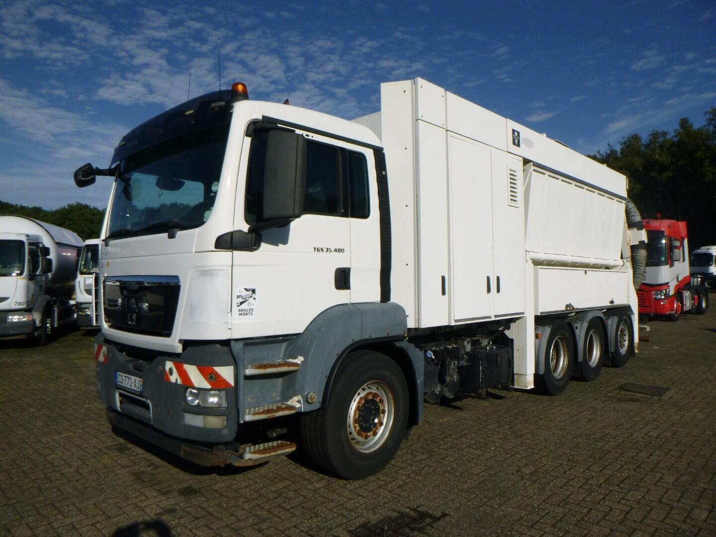 M.A.N. TGS 35.480 8x4 vacuum tank / Saugbagger | Vrachtwagen | Kolkenzuiger