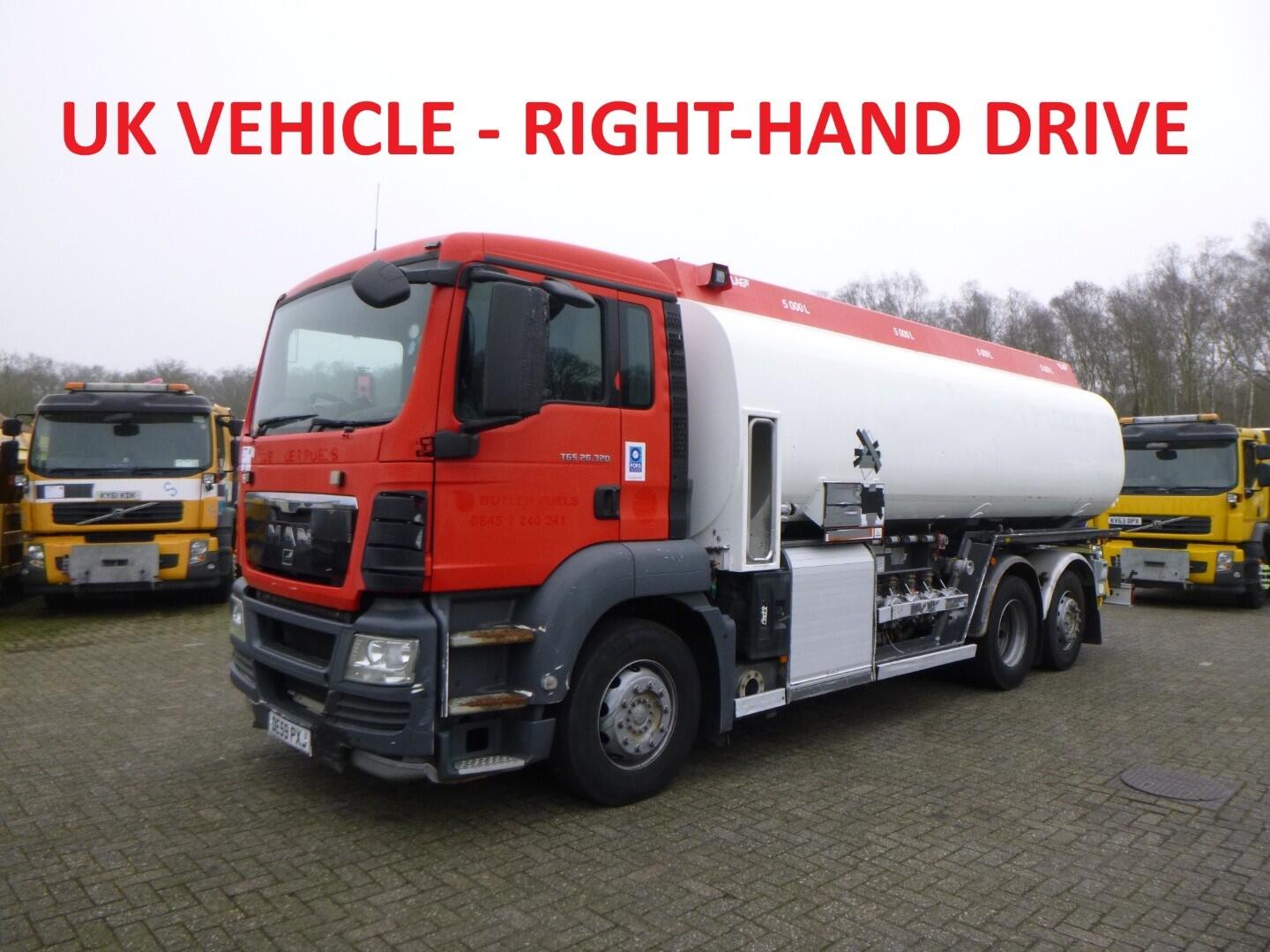 M.A.N. TGS 26.320 6X2 RHD fuel tank 20 m3 / 4 comp | Vrachtwagen | Tankwagen brandstof