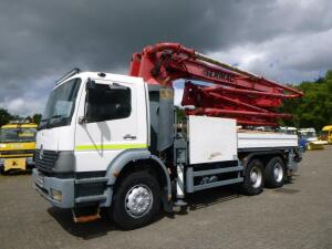 Mercedes Atego 6x4 RHD Sermac SCL120 concrete pump