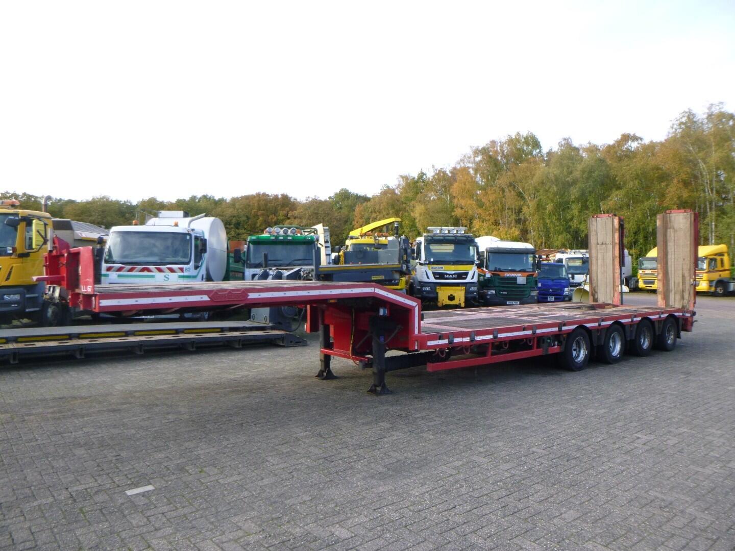Nooteboom 4-axle semi-lowbed trailer ext. 73 t + ramps | Oplegger | Dieplader