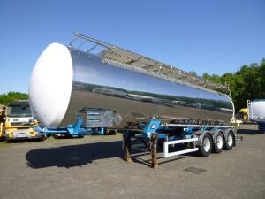 Clayton Chemical tank inox L4BN 37.5 m3 / 1 comp