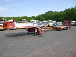 Turbo's Hoet 3-axle semi-lowbed trailer 39 t + ramps