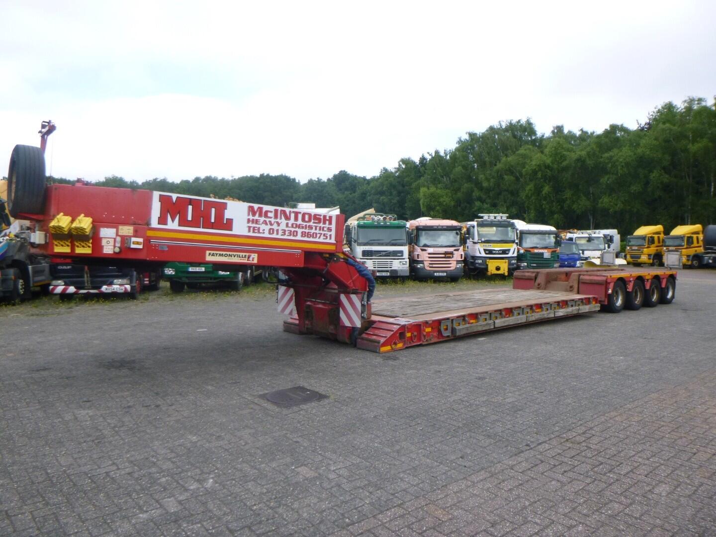 Faymonville 4-axle lowbed trailer 88t STBZ-4AV | Oplegger | Dieplader