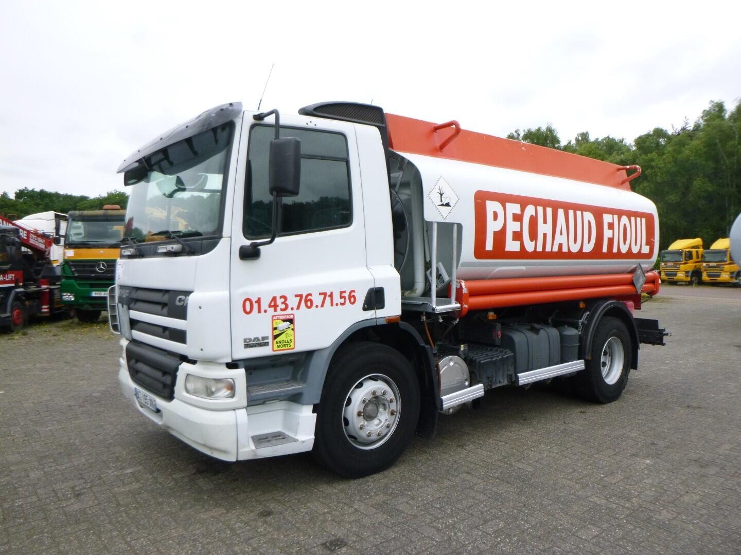 D.A.F. CF 75.250 4x2 fuel tank 13.4 m3 / 4 comp | Vrachtwagen | Tankwagen brandstof