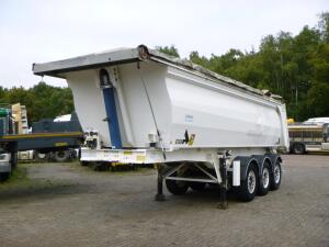 Stas Tipper trailer alu 25.5 m3 + tarpaulin