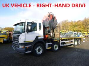 Scania P 400 8X2 RHD + Fassi F600