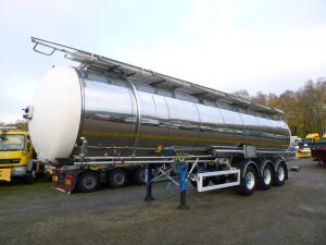 Feldbinder Chemical tank inox L4BH 37.5 m3 / 1 comp