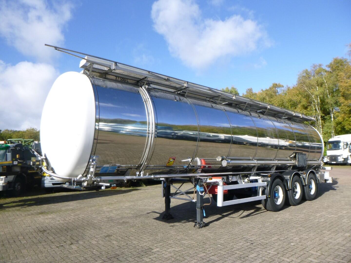 L.A.G. Chemical tank inox 37.5 m3 / 1 comp | Tankoplegger | Tankoplegger Chemicaliën