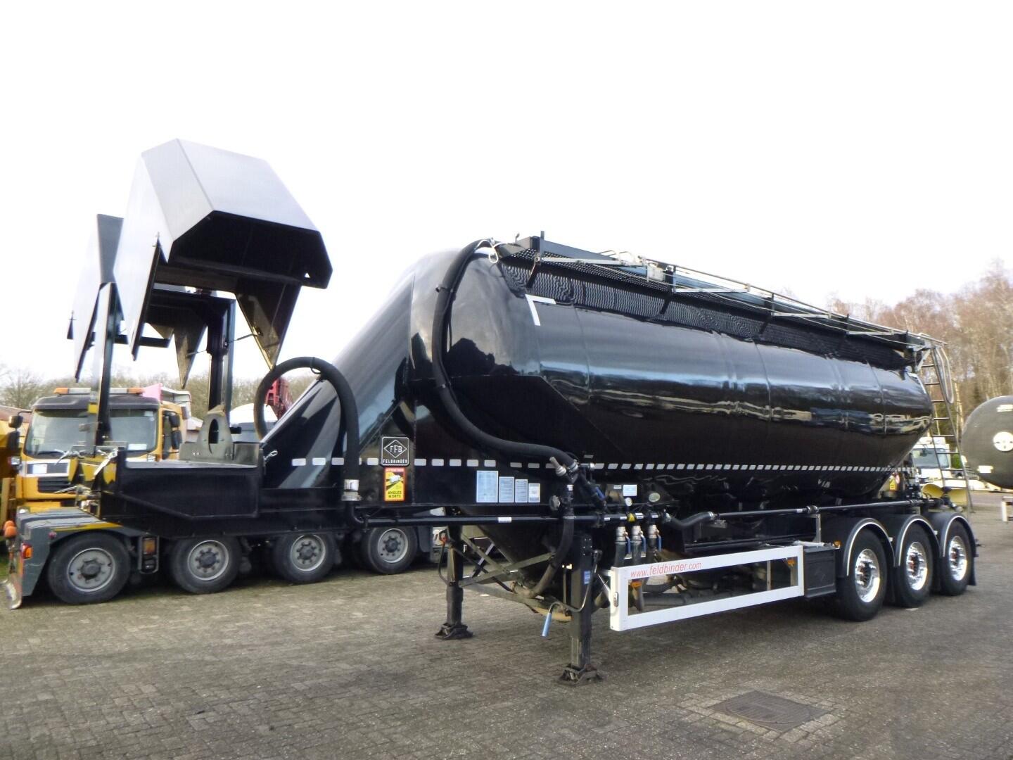 Feldbinder Powder tank alu 40 m3 / 1 comp | Tankoplegger | Tankoplegger Poeder / bulk