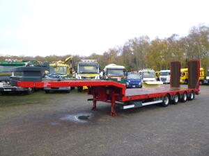 Nooteboom 4-axle semi-lowbed trailer 75 t + ramps