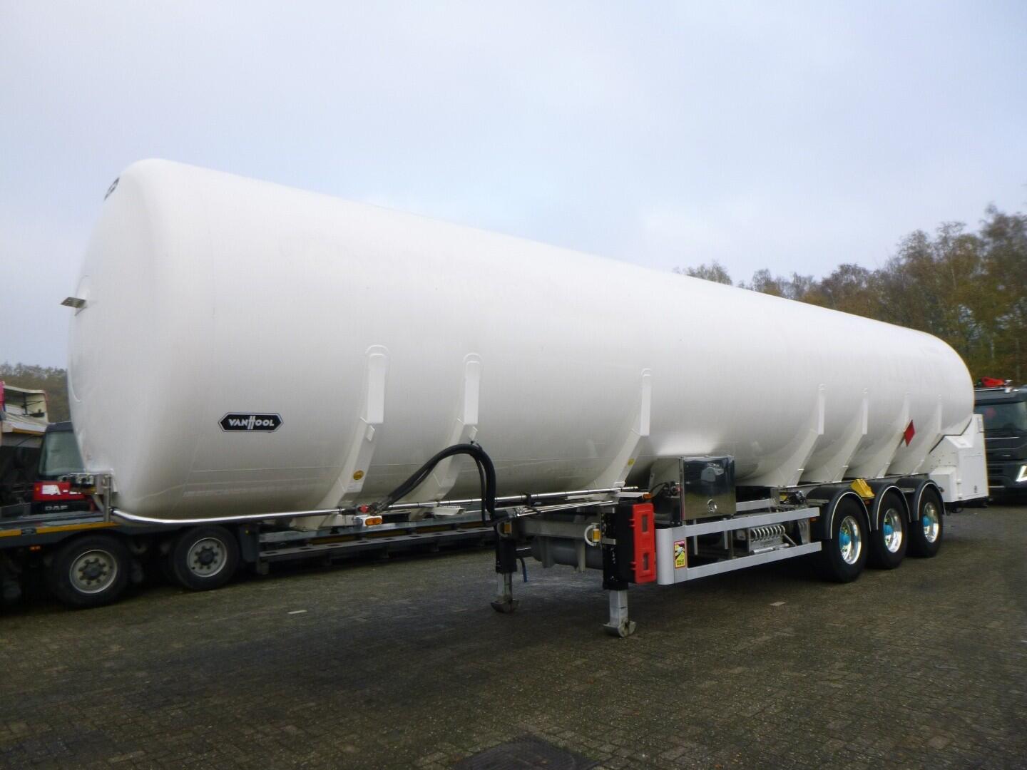 Van Hool LNG tank inox 58.6 m3 / 1 comp R10,4BN | Tankoplegger | Tankoplegger Gas