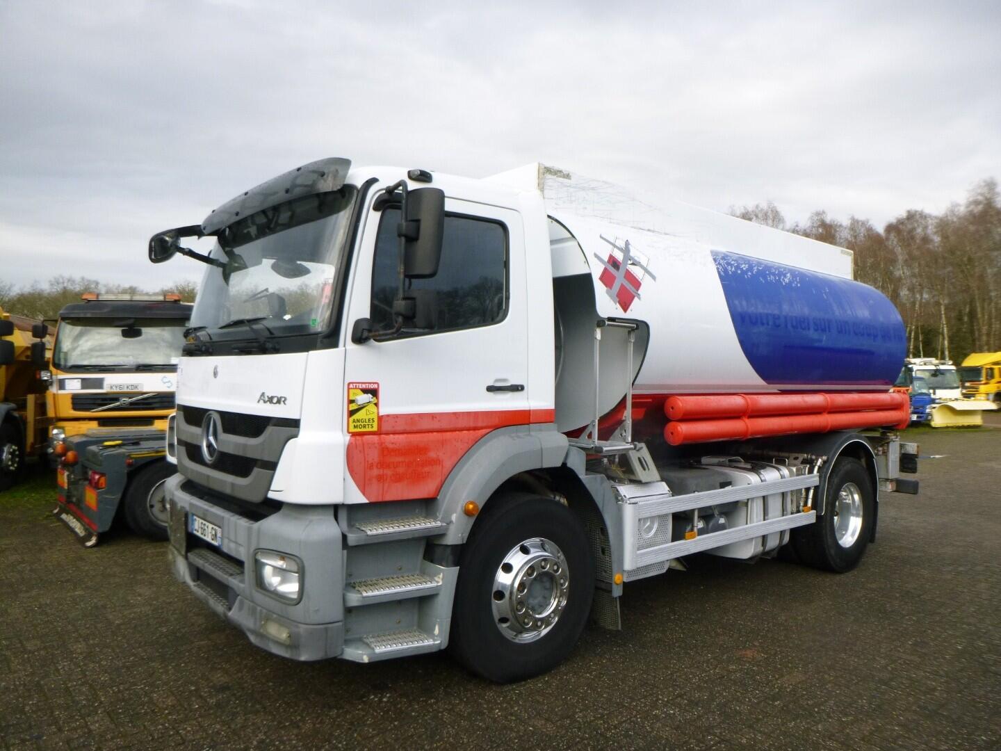 Mercedes Axor 1824 4x2 fuel tank 14.2 m3 / 4 comp | Vrachtwagen | Tankwagen brandstof