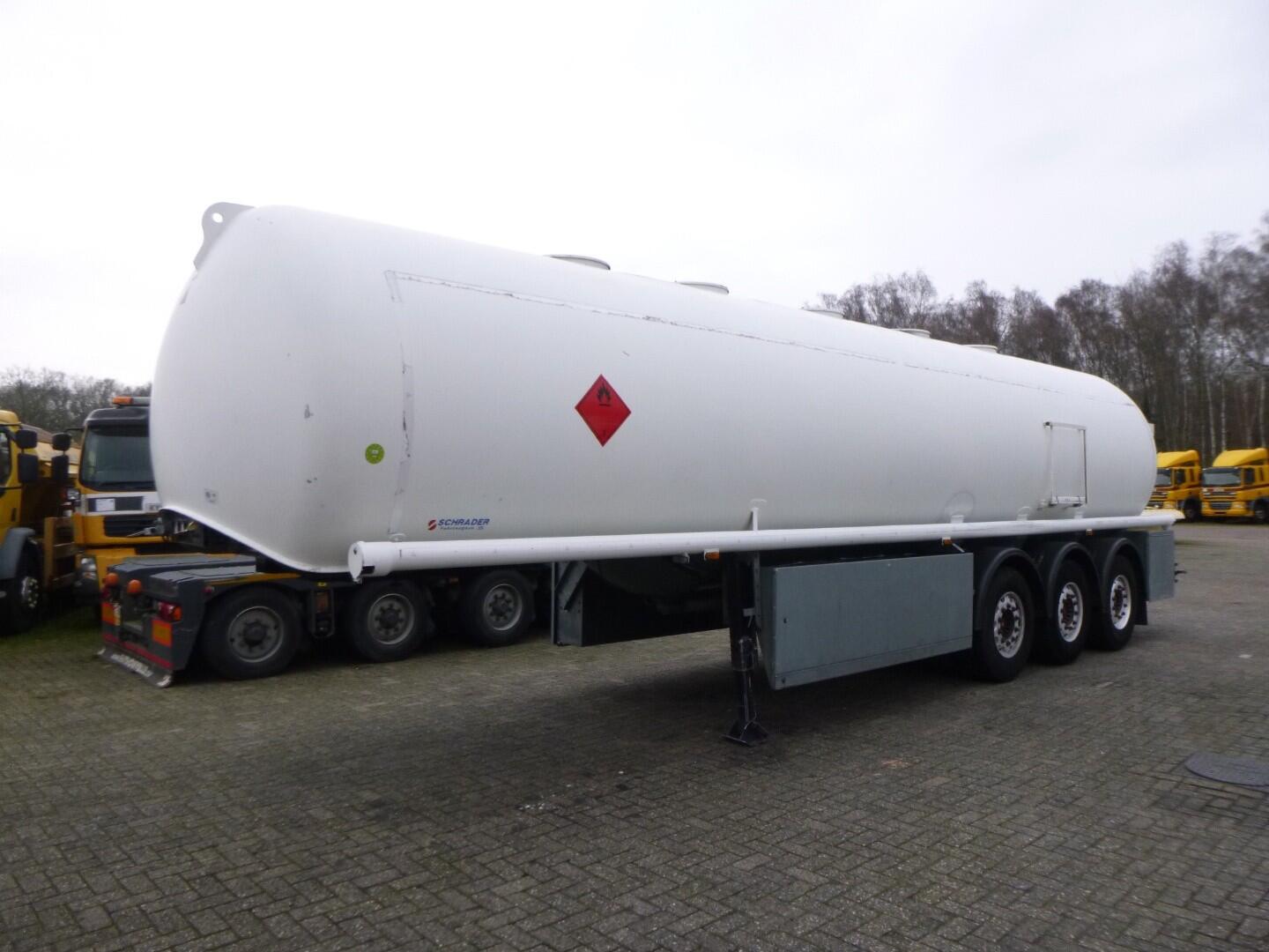 Schrader Fuel tank alu 42.7 m3 / 1 comp | Tankoplegger | Tankoplegger Brandstof
