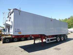 Wilcox Tipper trailer alu 55 m3 + tarpaulin