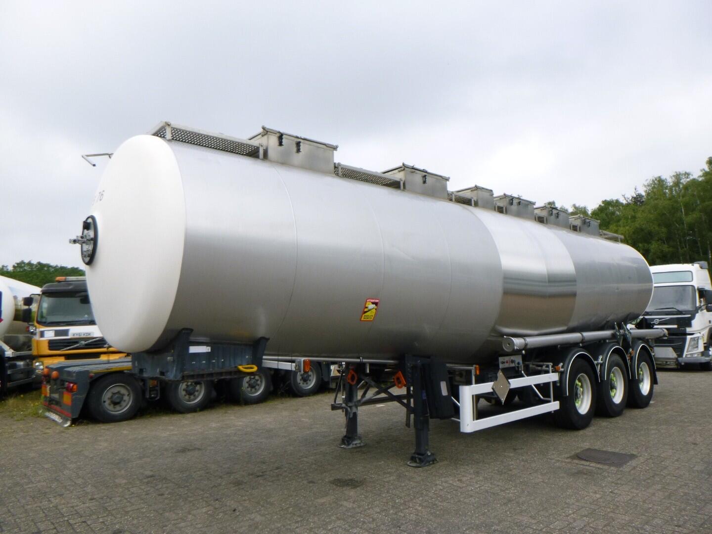 Magyar Chemical tank inox 33 m3 / 1 comp | Tankoplegger | Tankoplegger Chemicaliën