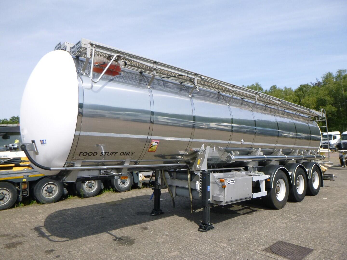 Van Hool Food tank inox 28 m3 / 1 comp | Tankoplegger | Tankoplegger Levensmiddelen