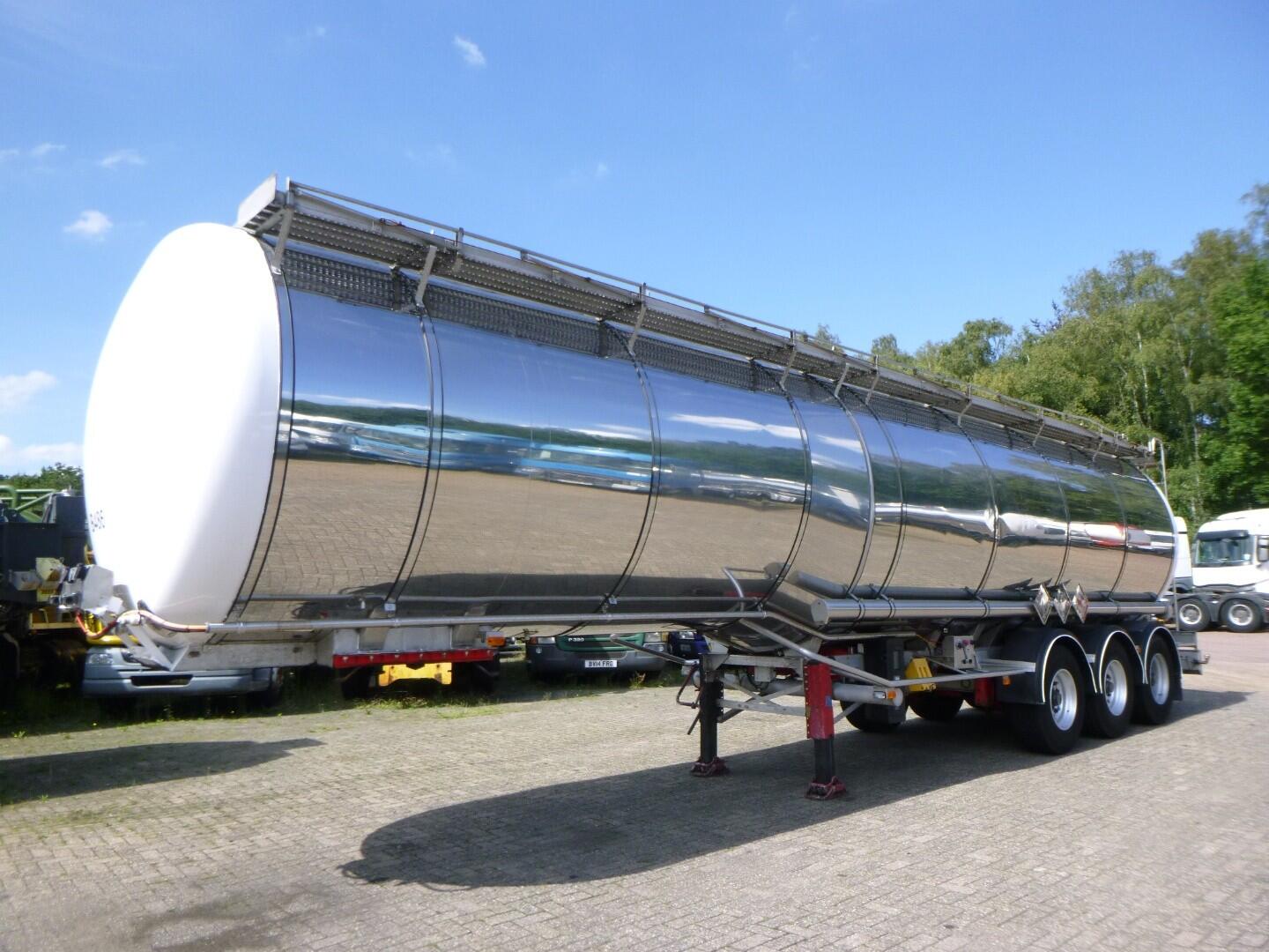 L.A.G. Chemical tank inox 45 m3 / 1 comp | Tankoplegger | Tankoplegger Chemicaliën