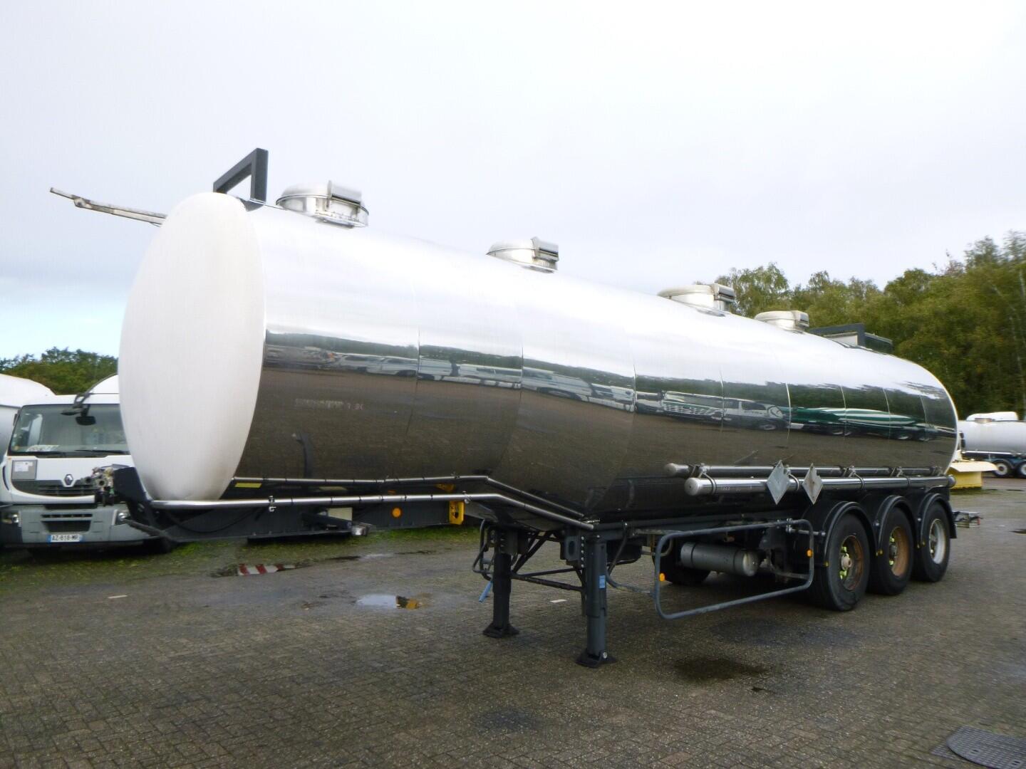 Maisonneuve Chemical tank inox 34.6 m3 / 1 comp | Tankoplegger | Tankoplegger Chemicaliën