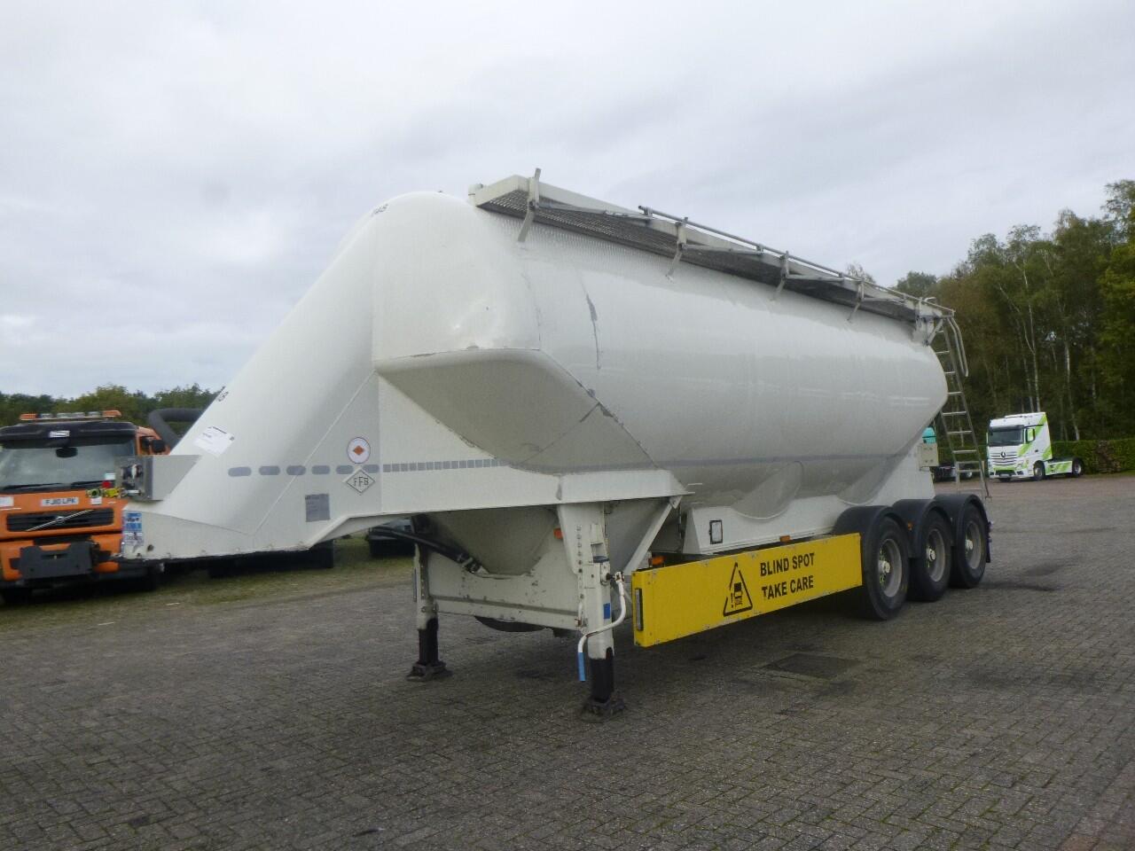 Feldbinder Powder tank alu 40 m3 /  1 comp + compressor | Tankoplegger | Tankoplegger Poeder / bulk