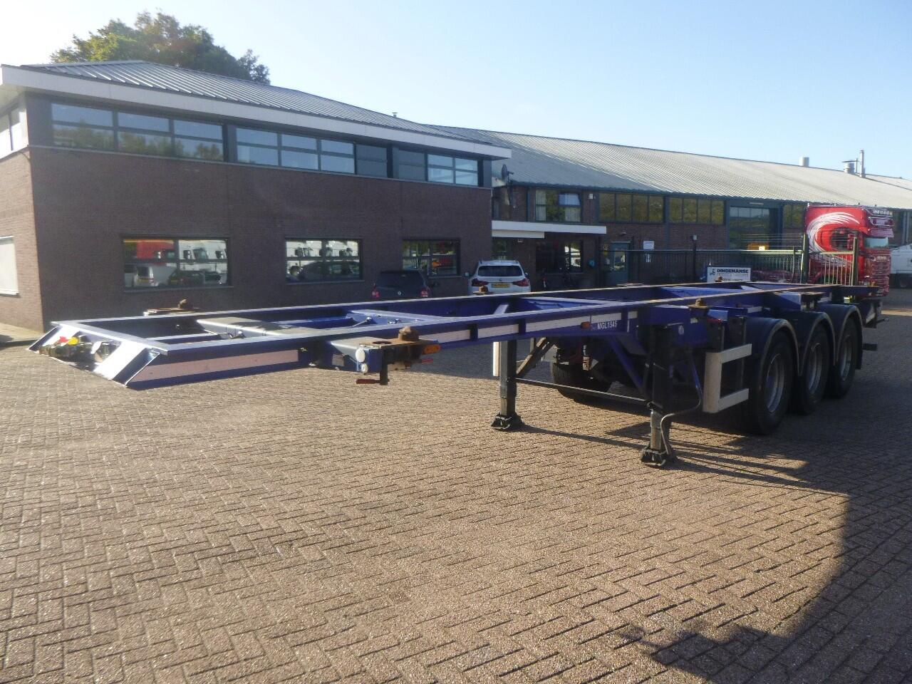 Dennison 3-axle container trailer 20-30-40-45 ft | Oplegger | Containertransport
