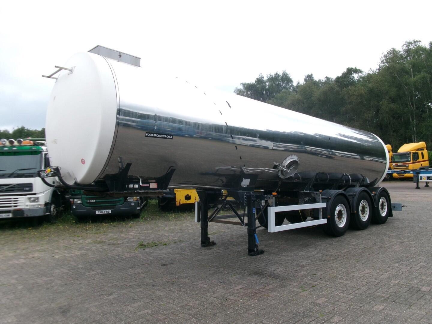 Clayton Food tank inox 30 m3 / 1 comp | Tankoplegger | Tankoplegger Levensmiddelen