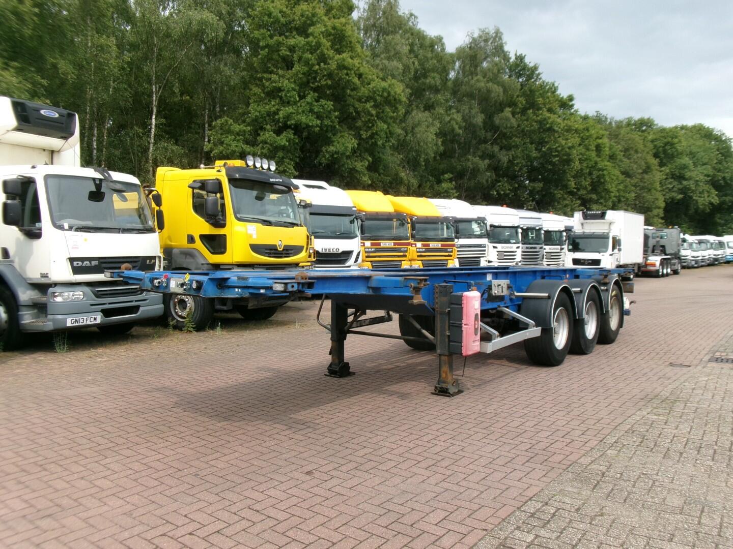 General Trailers 3-axle container trailer 20-25-30 ft | Oplegger | Containertransport