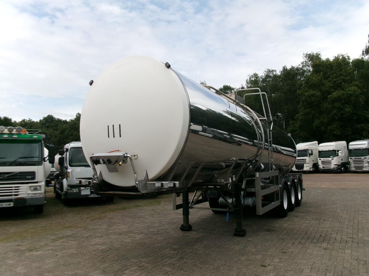 Crossland Food tank inox 30 m3 / 1 comp | Tankoplegger | Tankoplegger Levensmiddelen