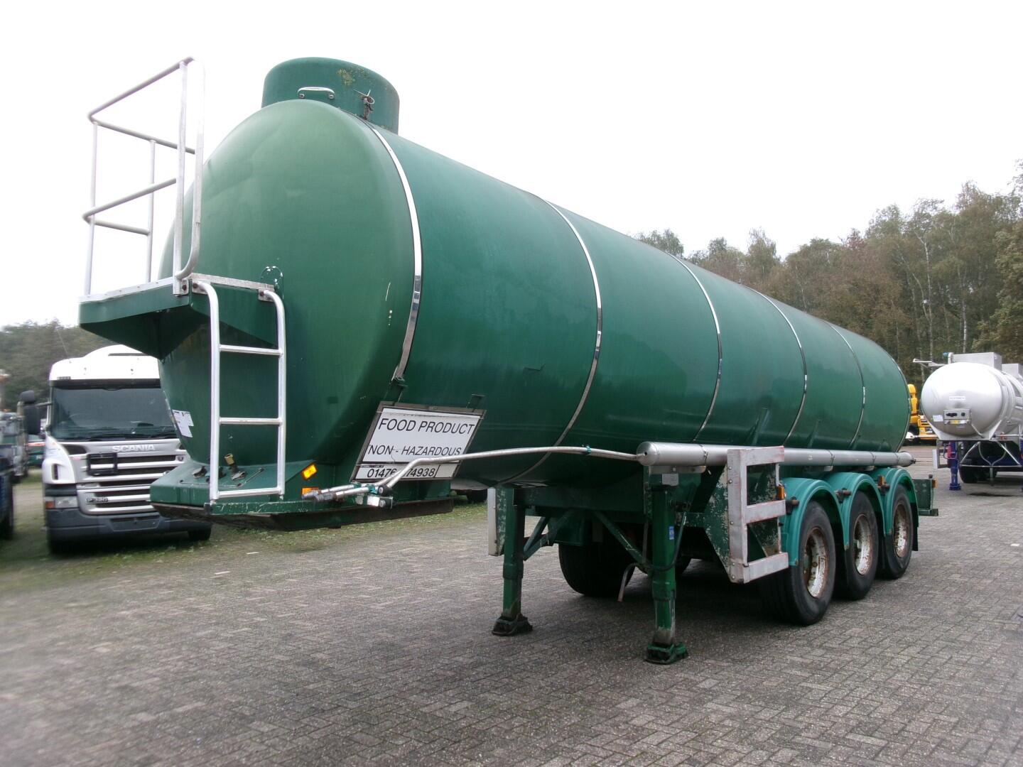 Melton Food tank inox 25 m3 / 1 comp | Tankoplegger | Tankoplegger Levensmiddelen