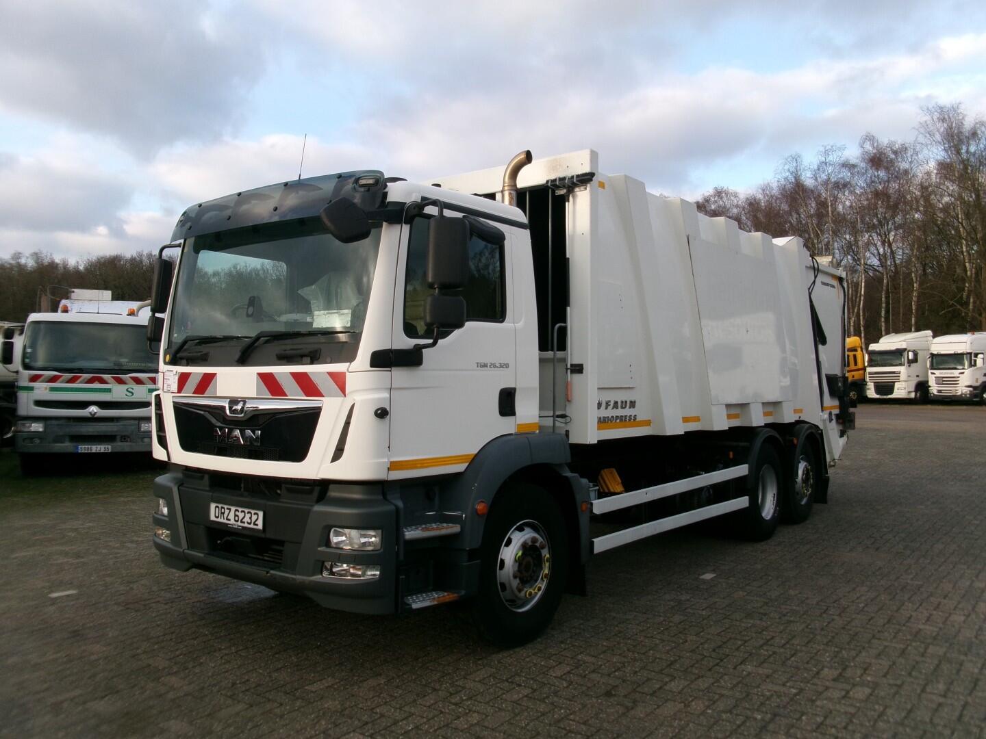 M.A.N. TGM 26.320 6X2 Euro 6 RHD Faun refuse truck | Vrachtwagen | Vuilniswagen