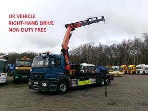 Mercedes Axor 2529 6x2 RHD + Palfinger PK26002 EH crane