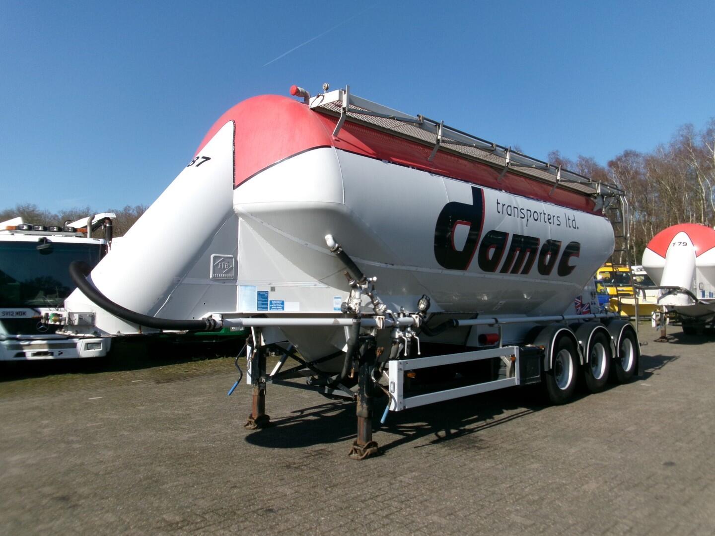 Feldbinder Powder tank alu 36 m3 / 1 comp | Tankoplegger | Tankoplegger Poeder / bulk