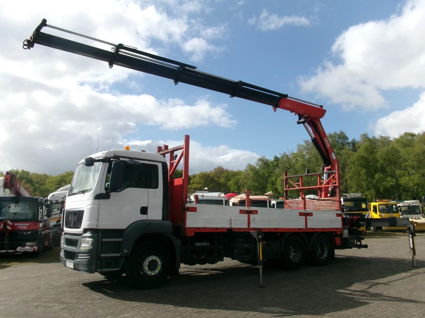 M.A.N. TGS 26.320 6X4 RHD + HMF 2820 K4 | Vrachtwagen | Kraanwagen