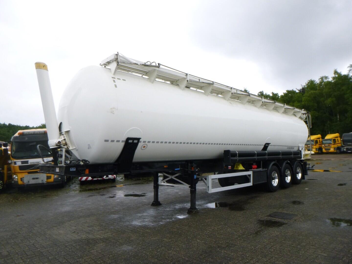 Feldbinder Powder tank alu 63 m3 (tipping) | Tankoplegger | Tankoplegger Poeder / bulk