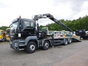 M.A.N. TGS 35.360 8x2 + Hiab 166 E-2 Hiduo recovery vehicle