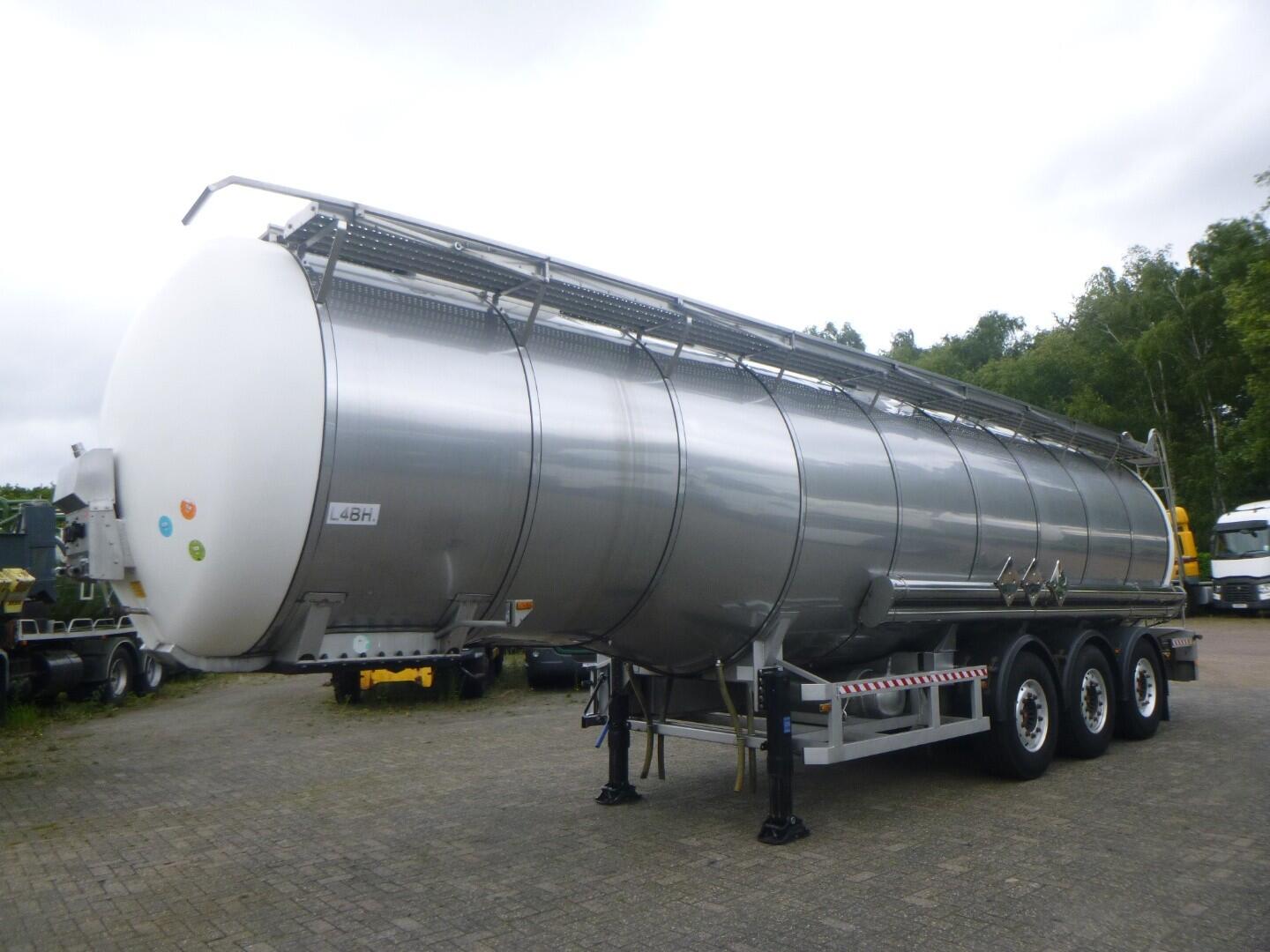 Parcisa Chemical tank inox L4BH 37.5 m3 / 1 comp | Tankoplegger | Tankoplegger Chemicaliën