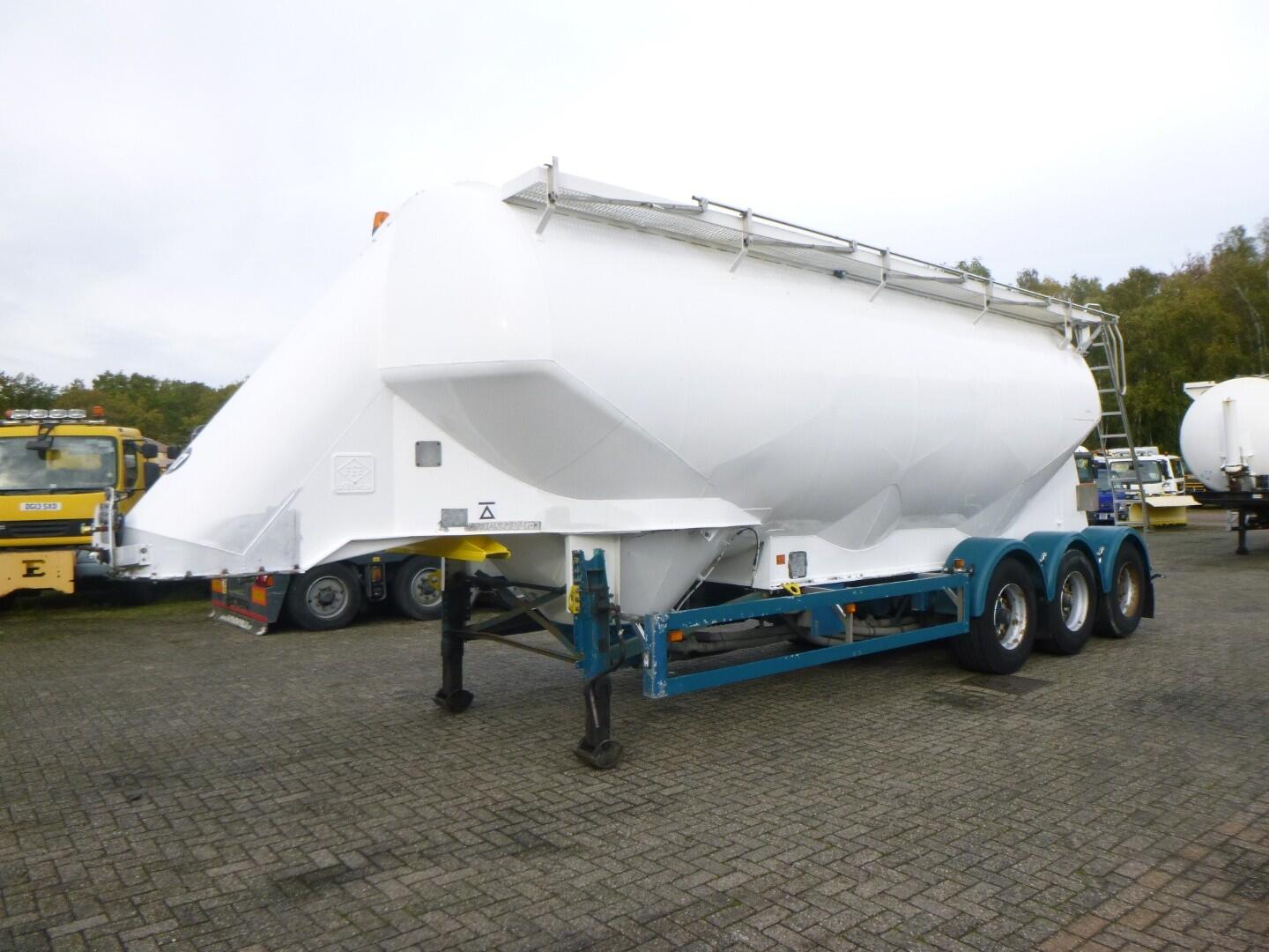 Feldbinder Powder tank alu 40 m3 / 1 comp | Tankoplegger | Tankoplegger Poeder / bulk