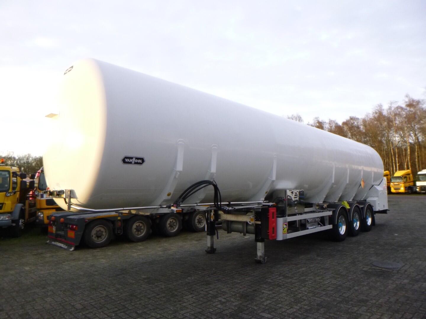 Van Hool Cryogenic tank inox 58.6 m3 / 1 comp / R10,4BN (methane/argon/nitrogen) | Tankoplegger | Tankoplegger Gas