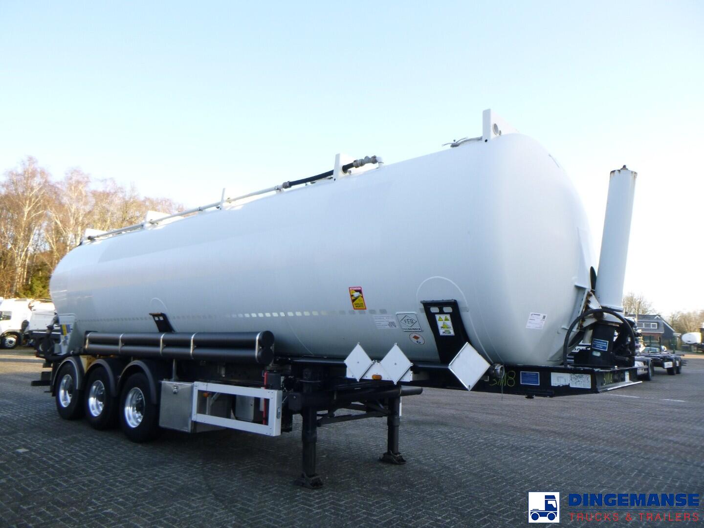Tank Tipping Machine Feldbinder Powder tank alu 52 m3 (tipping) + ADR | Tankoplegger ...