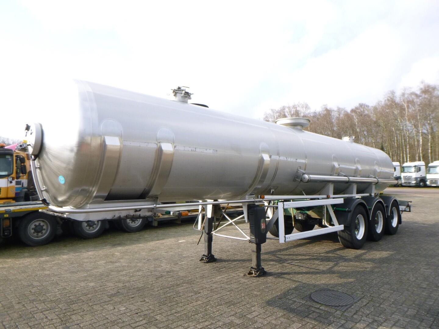 Maisonneuve Food tank inox 23 m3 / 1 comp | Tankoplegger | Tankoplegger Levensmiddelen