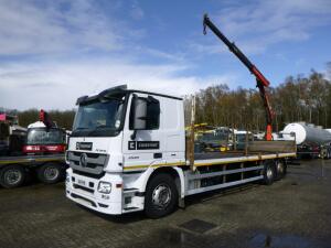 Mercedes Actros 2544 6x2 RHD + Palfinger crane PK8501
