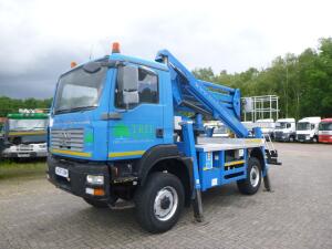 M.A.N. TGM 13.240 4X4 RHD manlift / work platform Sequani 3235