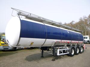 Burg Chemical tank inox L4BH 32.5 m3 / 3 comp