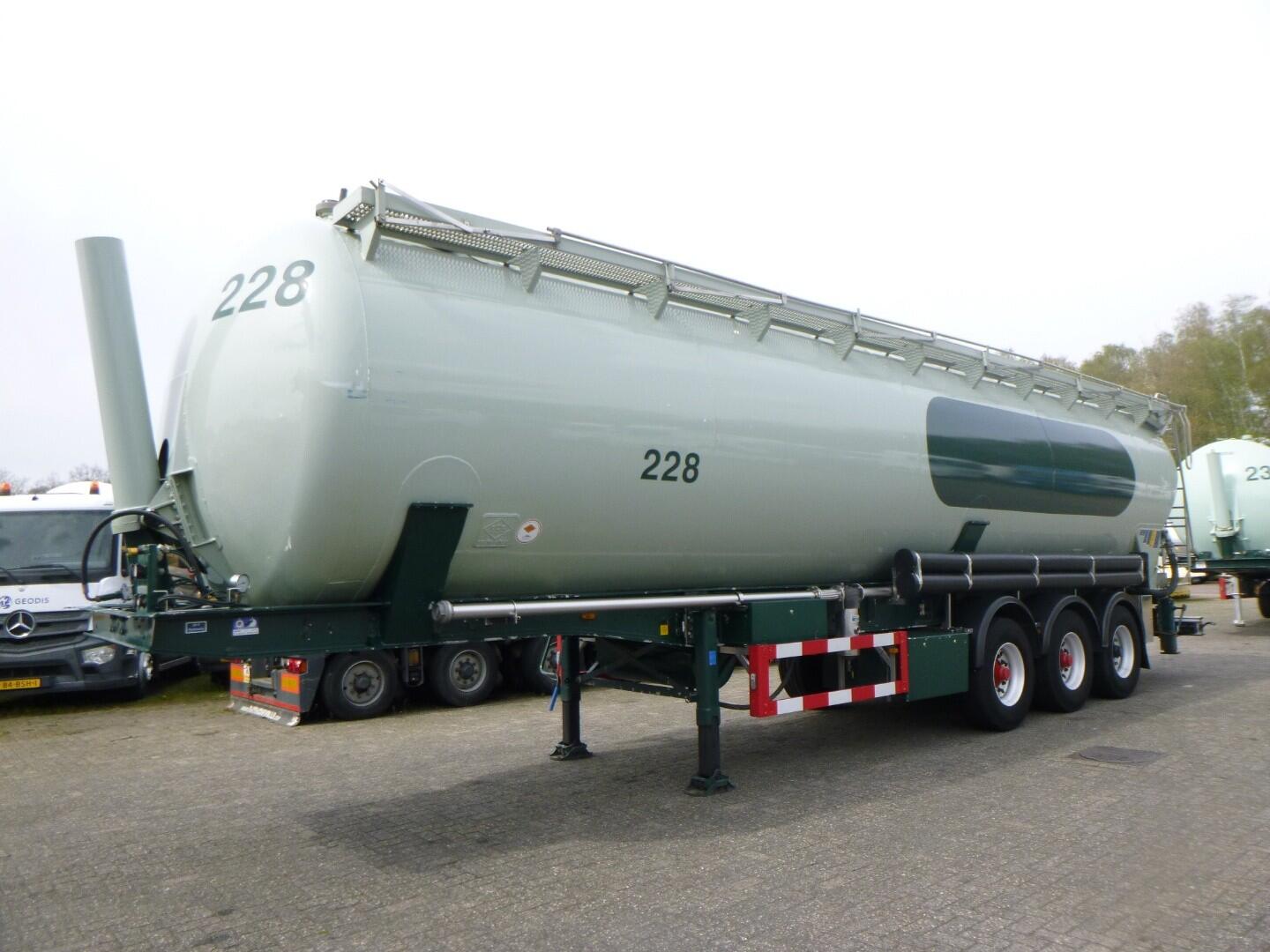 Feldbinder Powder tank alu 60 m3 (tipping) | Tankoplegger | Tankoplegger Poeder / bulk
