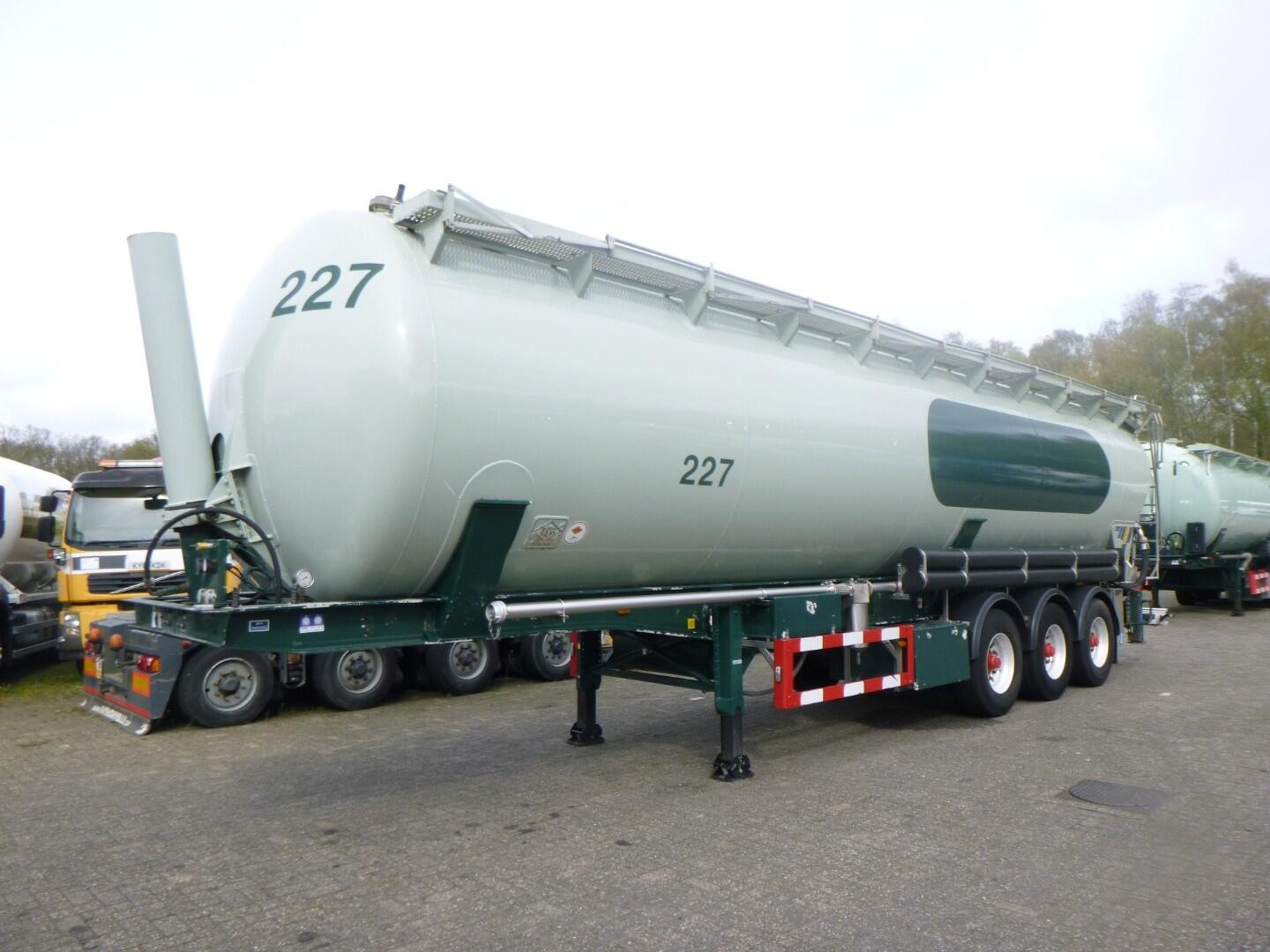 Feldbinder Powder tank alu 60 m3 (tipping) | Tankoplegger | Tankoplegger Poeder / bulk