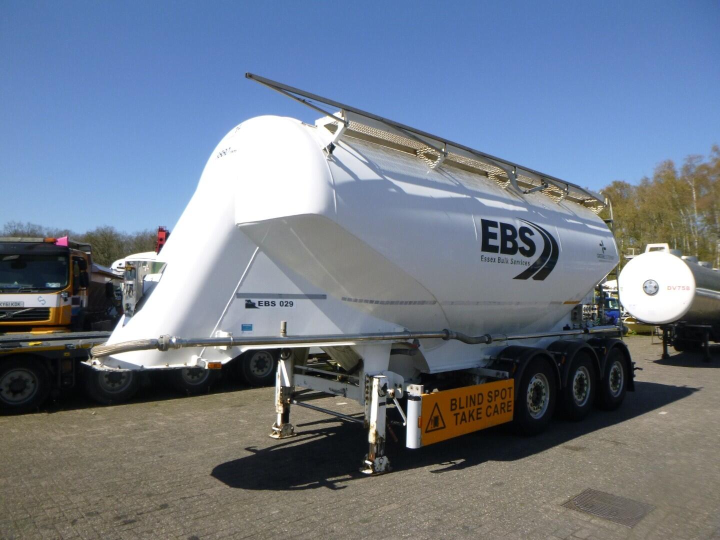 GS Powder tank alu 31 m3 / 1 comp | Tankoplegger | Tankoplegger Poeder / bulk