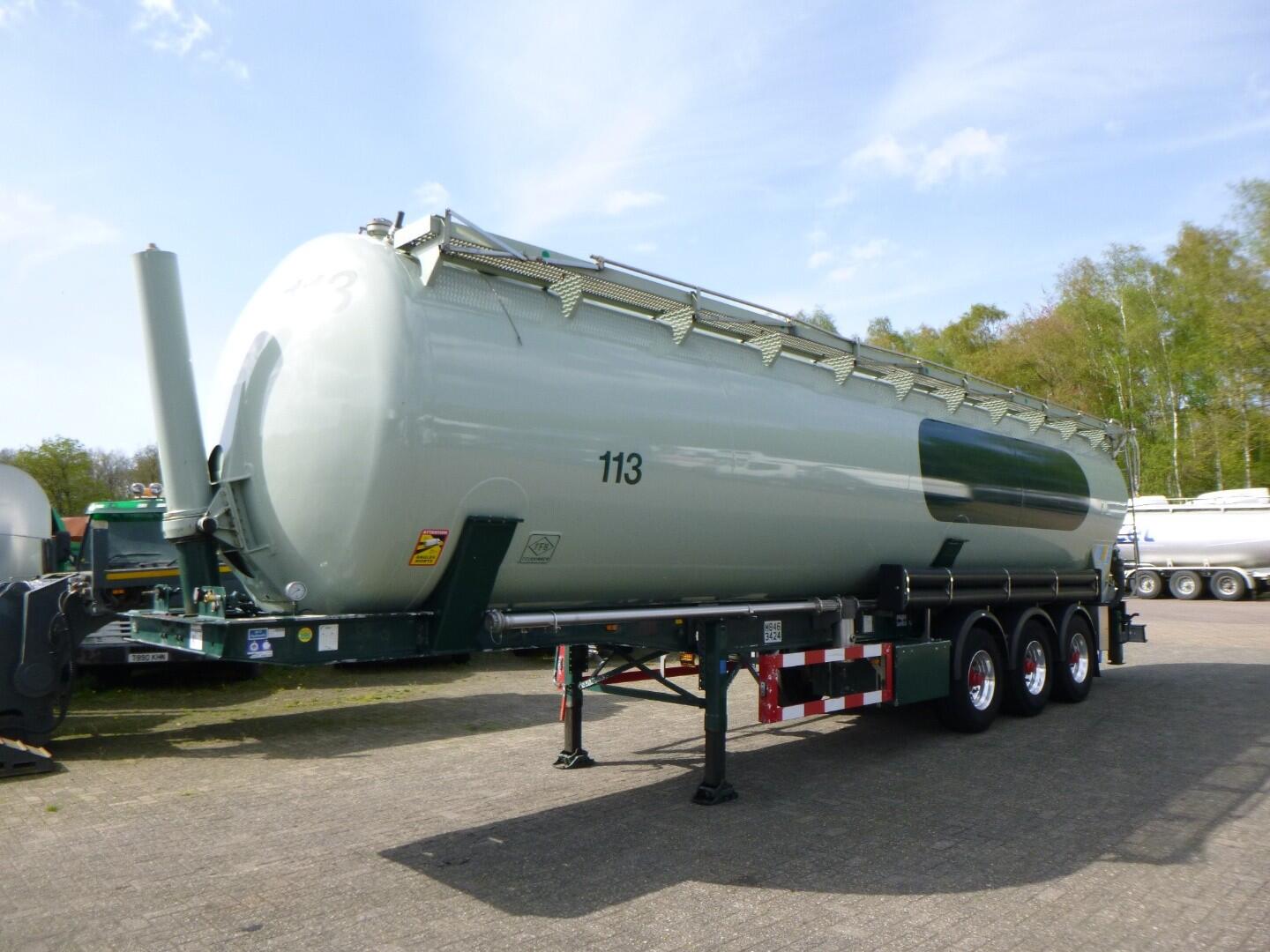 Feldbinder Powder tank alu 60 m3 (tipping) | Tankoplegger | Tankoplegger Poeder / bulk
