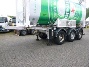 L.A.G. 3-axle tank container trailer 20 ft
