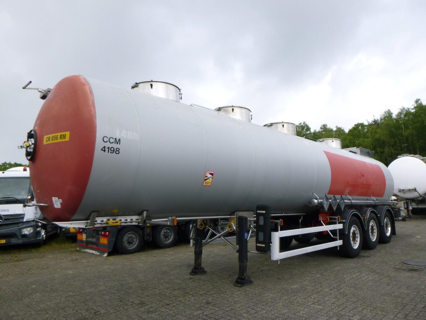 Magyar Chemical tank inox L4BH 32.5 m3 / 1 comp | Tankoplegger | Tankoplegger Chemicaliën